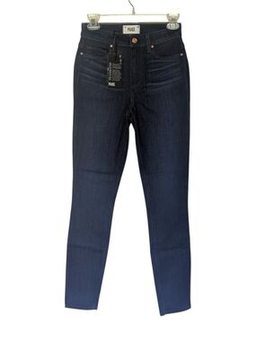 NWT Paige Bombshell Ultra Skinny Dark Indigo Jeans 25